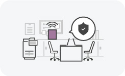 サービスの細やかさ　オフィスに合わせた個別対応。セキュリティー面のアドバイスも。