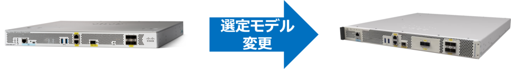 EOS対象機器：C9800-40-K9　→　後継機器：Cisco Catalyst CW9800M