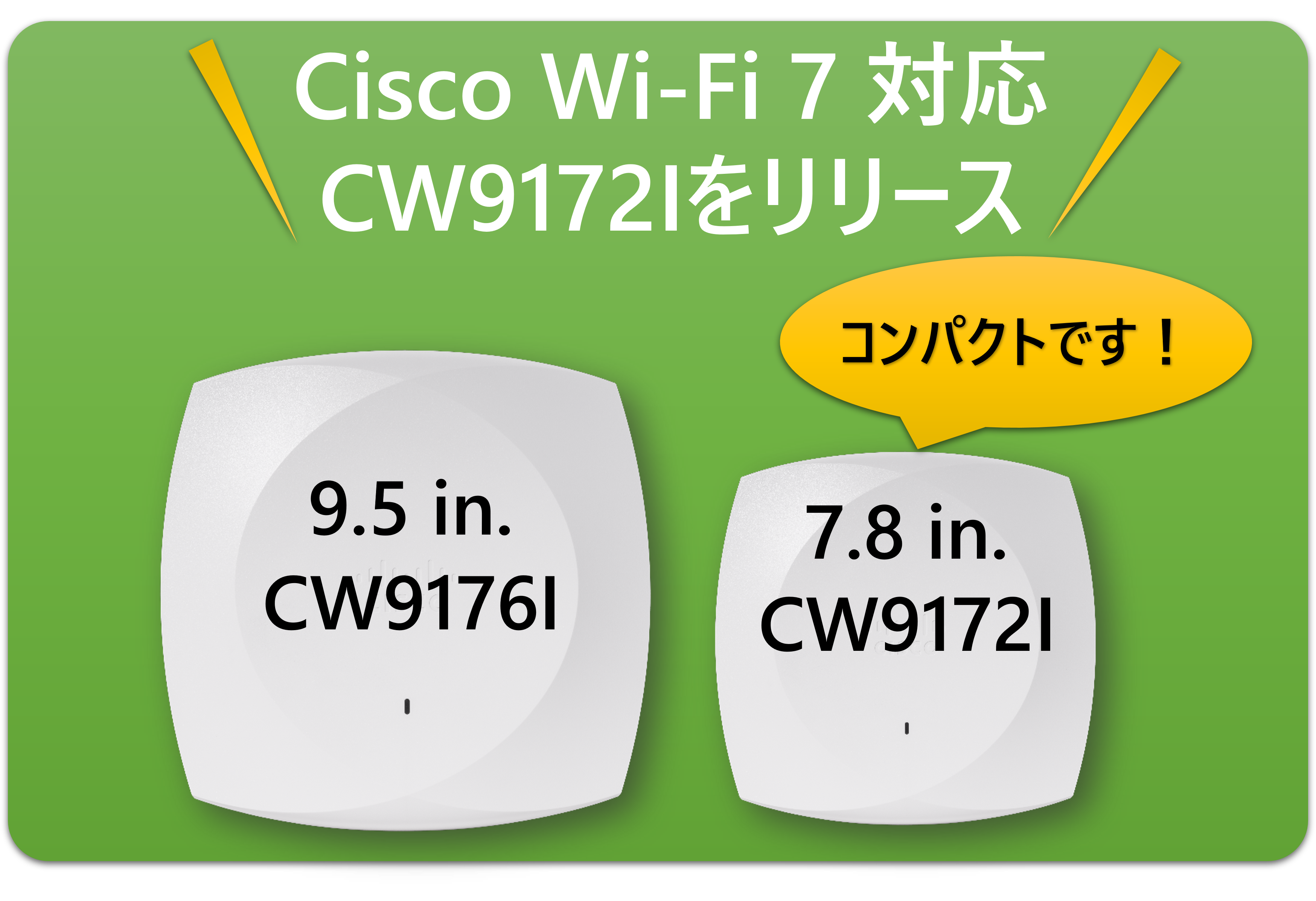 さらに機種追加！Cisco Wi-Fi 7 Access Point | NTTデータ ルウィーブ