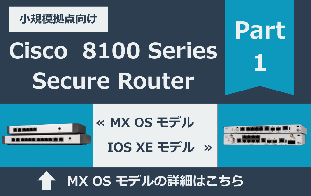 小規模拠点向け Cisco 8100のご紹介 Part1 | NTTデータ ルウィーブ